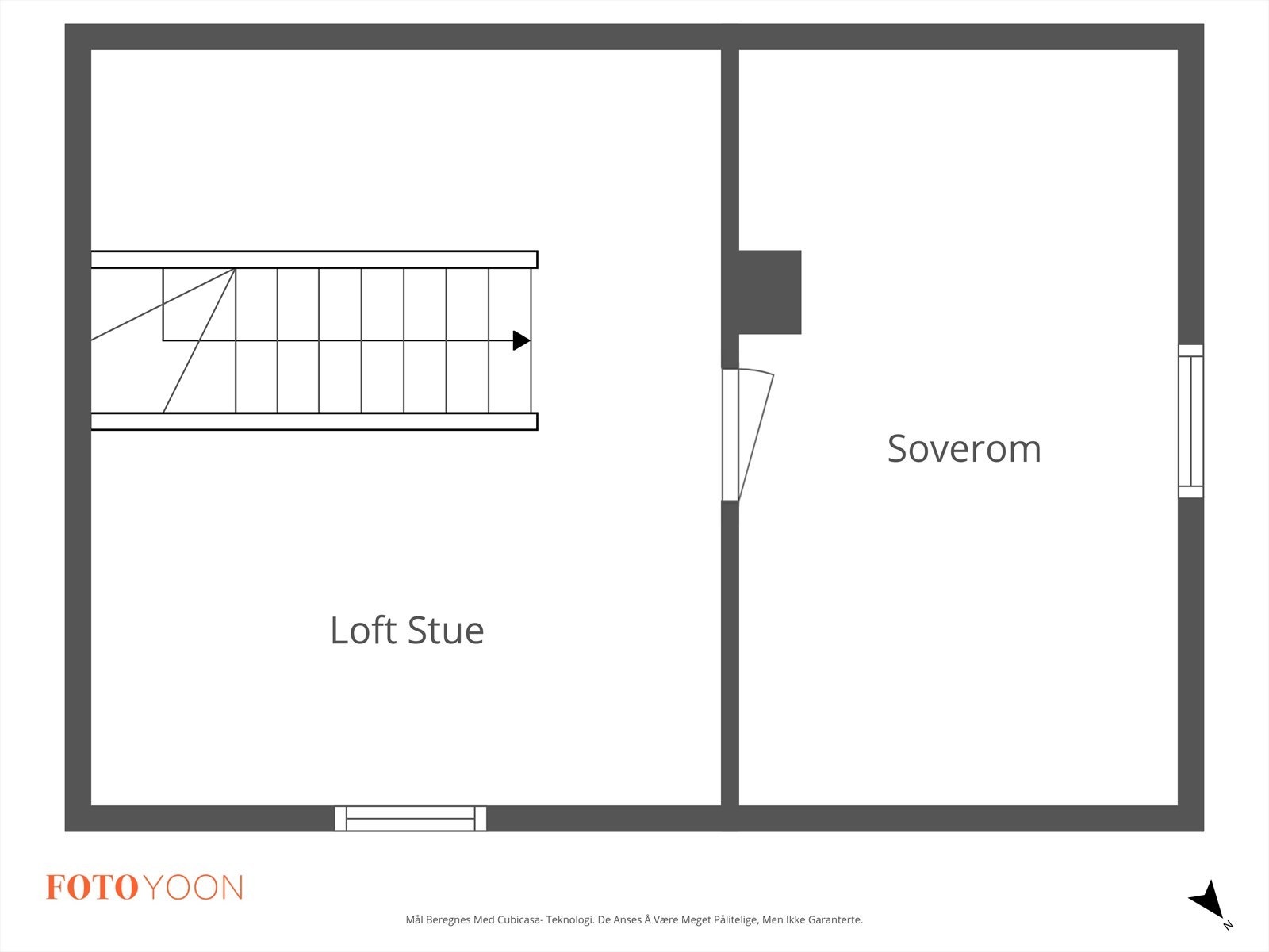 Planløsning loftsetasje Galleribilde