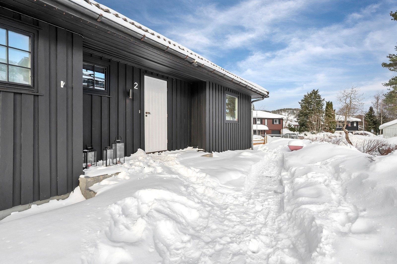 Utvendig fasade. Galleribilde