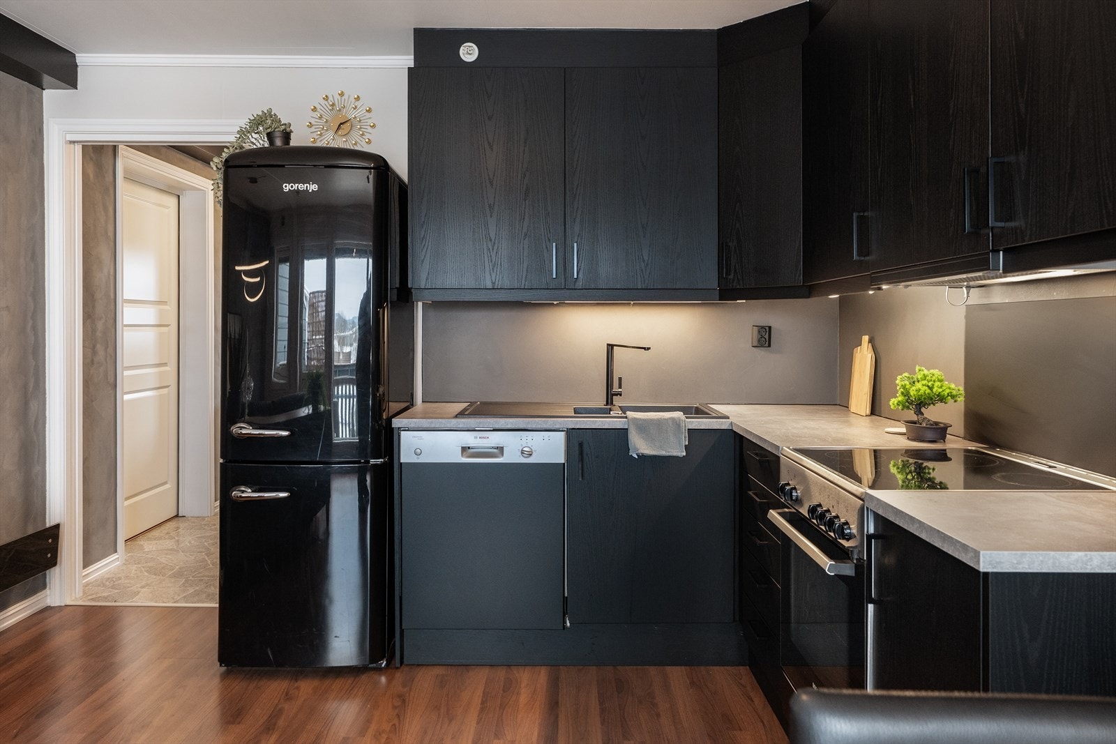 Stilfullt kjøkken. Galleribilde