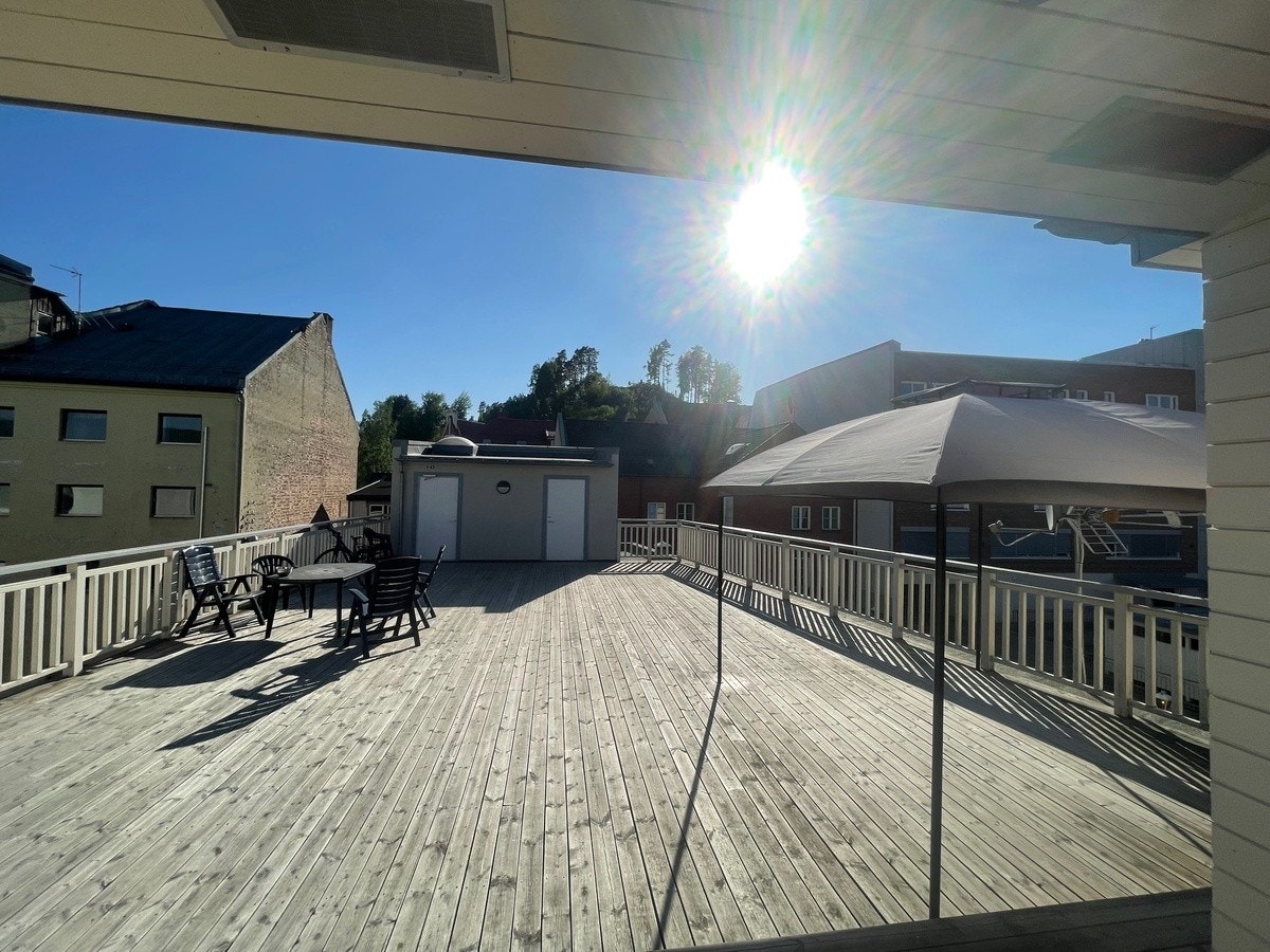Felles takterrasse rett utenfor Galleribilde