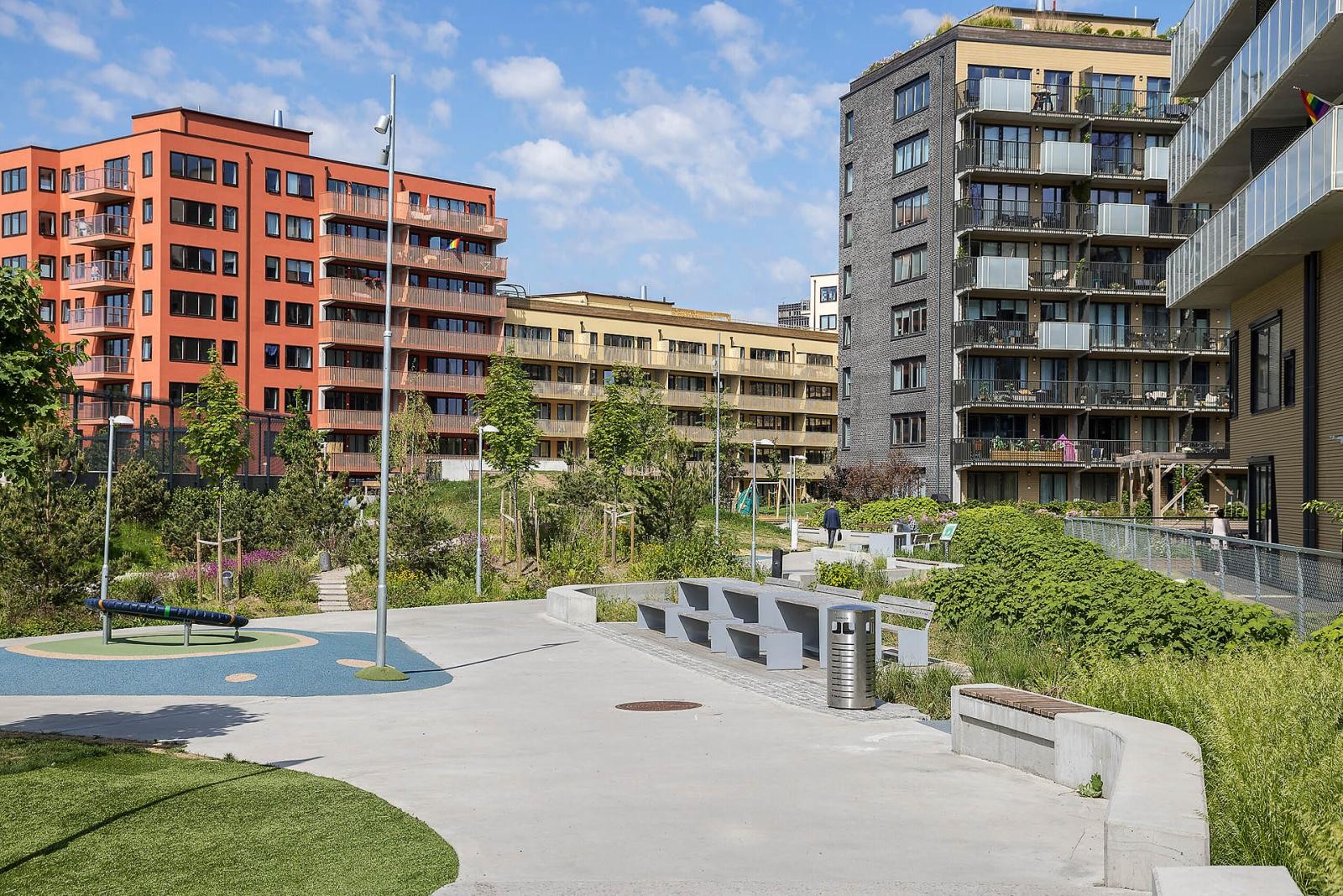 Pent opparbeidet fellesområdet. Galleribilde