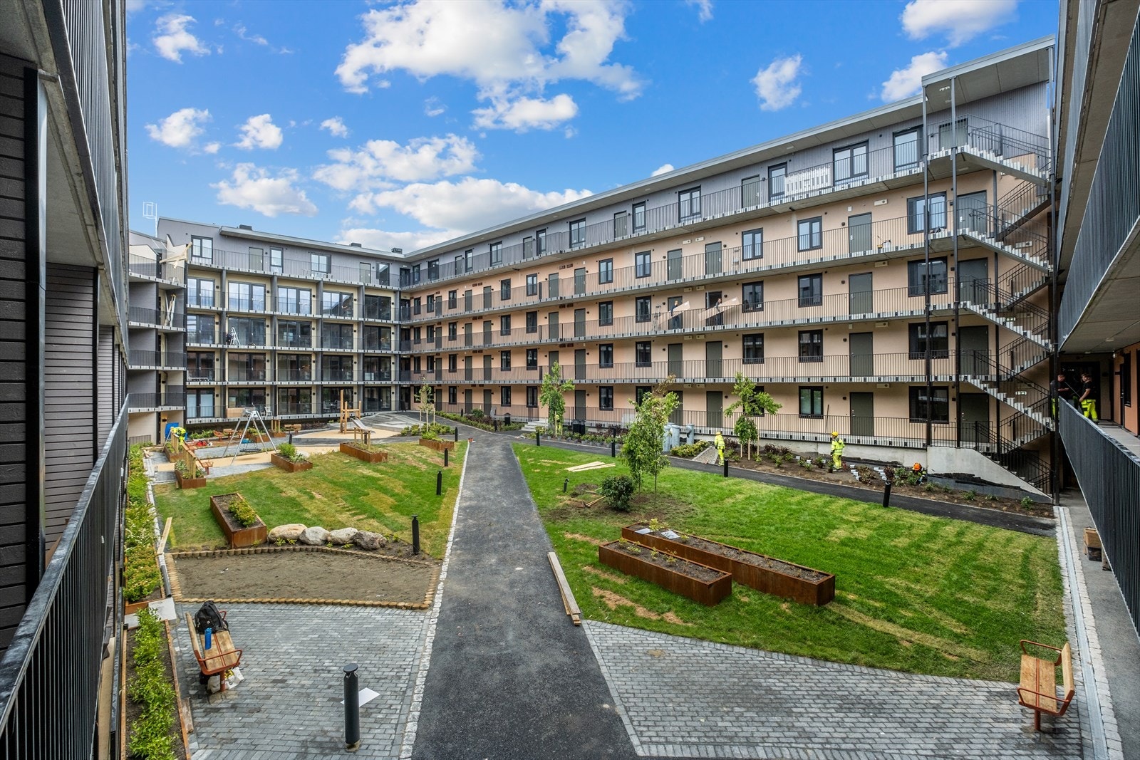 Det er også verdt å merke seg at man får tilgang til en stor felles takterrasse. Galleribilde