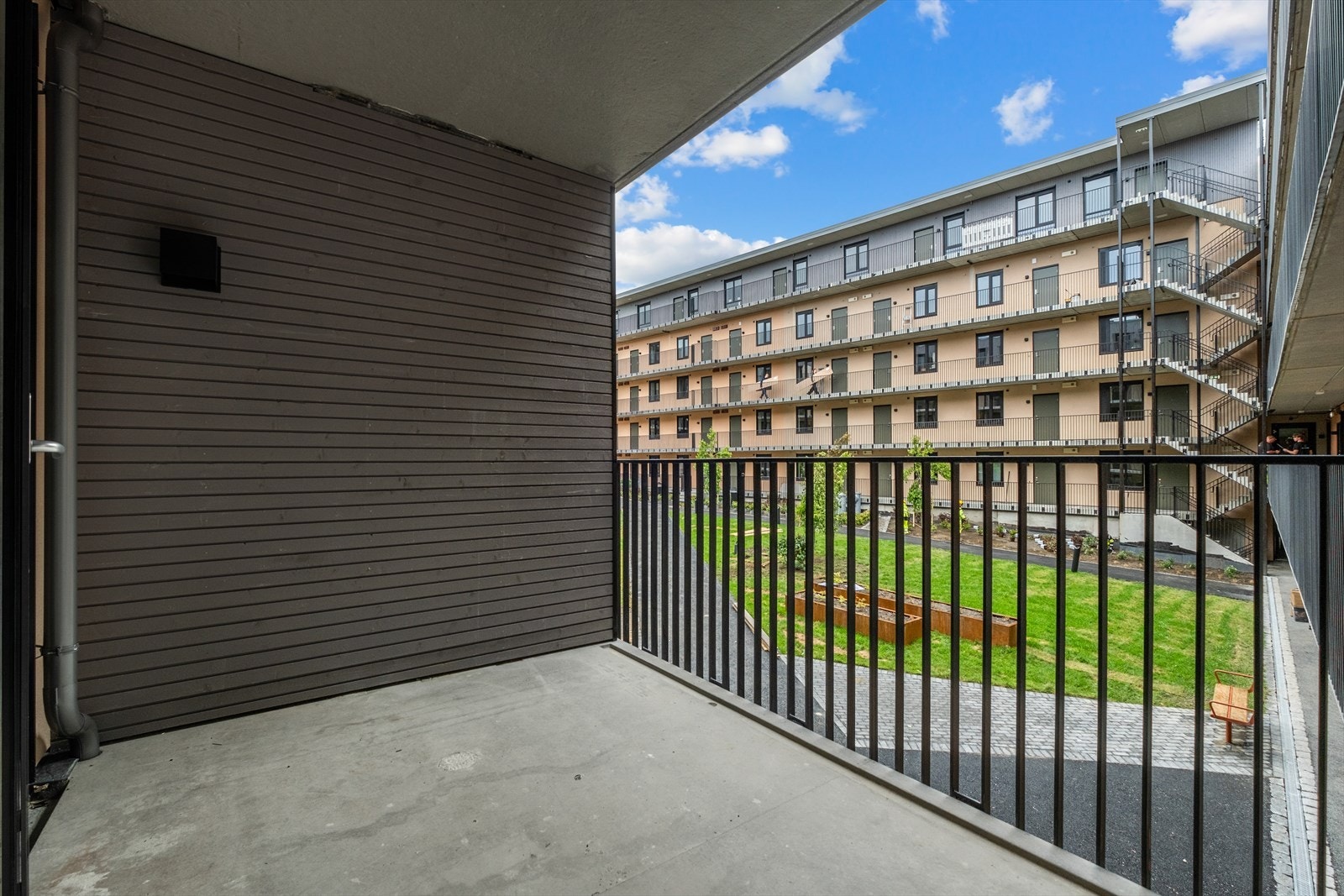 Balkongen måler hele 7,5m². Galleribilde