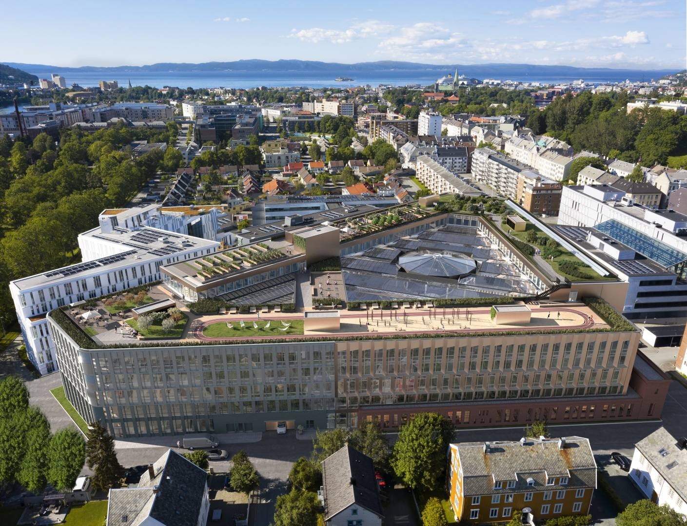 Teknostallen er nå ferdigstilt og har åpnet dørene. Her er det både butikker, kaféer, treningssenter og kontorlokaler. Galleribilde