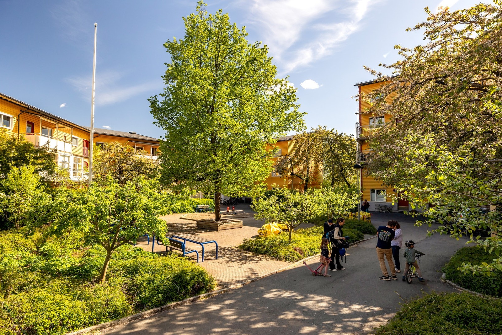 Casinetto er en grønn oase midt i byen. Gartnere holder tunet frodig og velstelt. Galleribilde