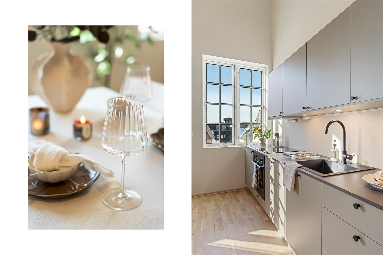 Lekker og tidløs kjøkkeninnredning fra Strai. Galleribilde