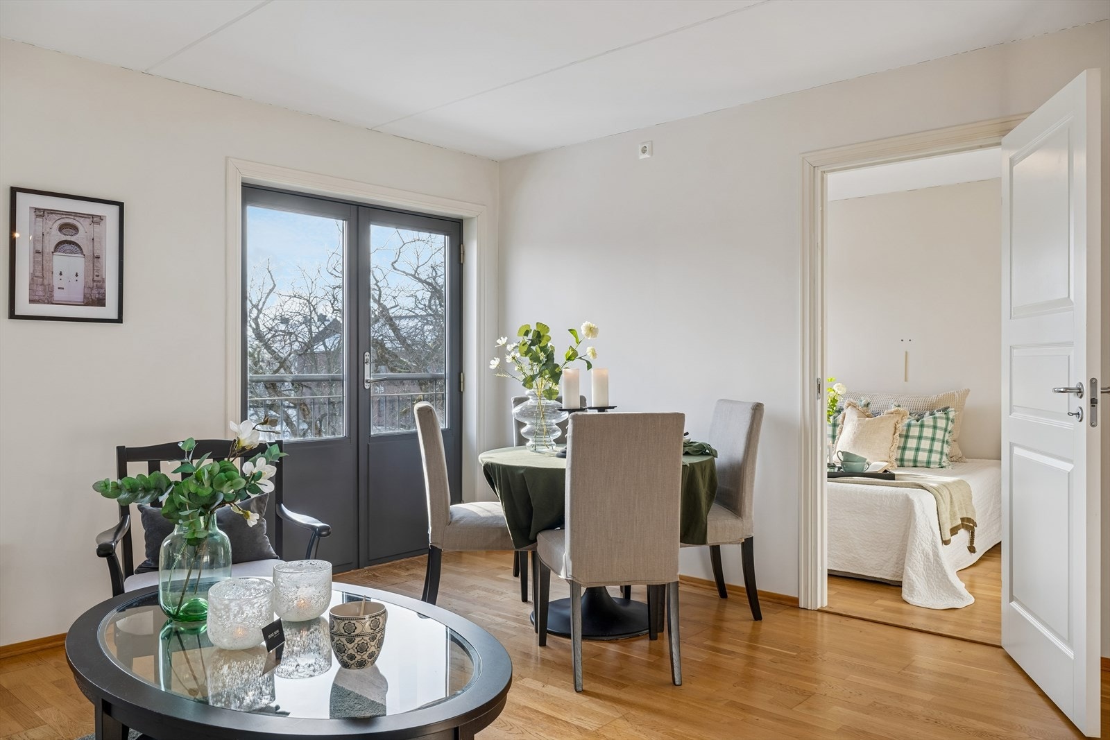 Stue/soverom Galleribilde