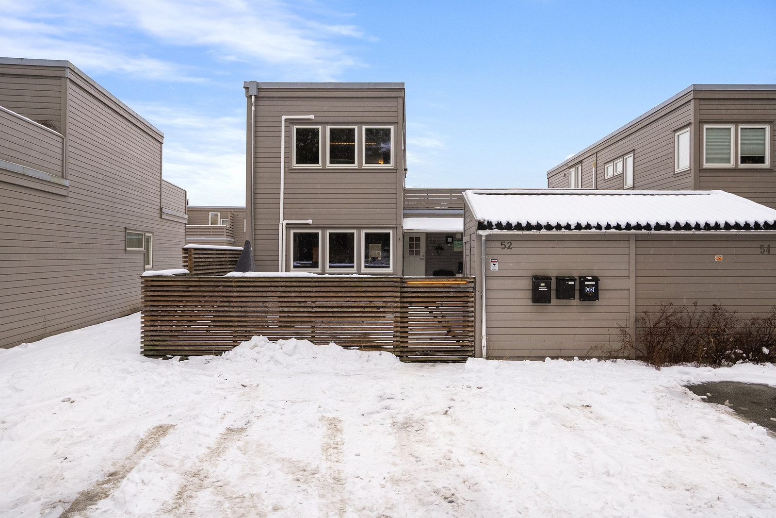 Fasade Sylvelinstien 52. Galleribilde