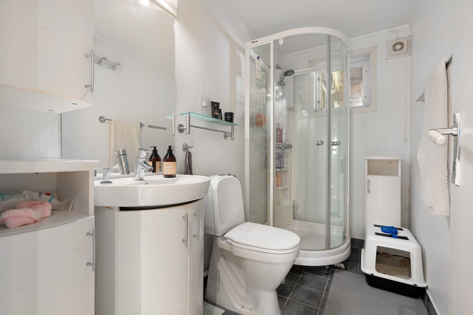 Baderom i utleiedel. Galleribilde