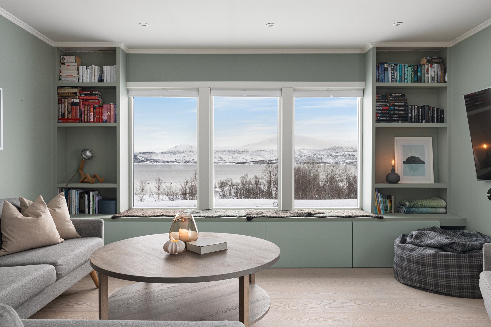 Meget flott utsikt fra stuen. Galleribilde