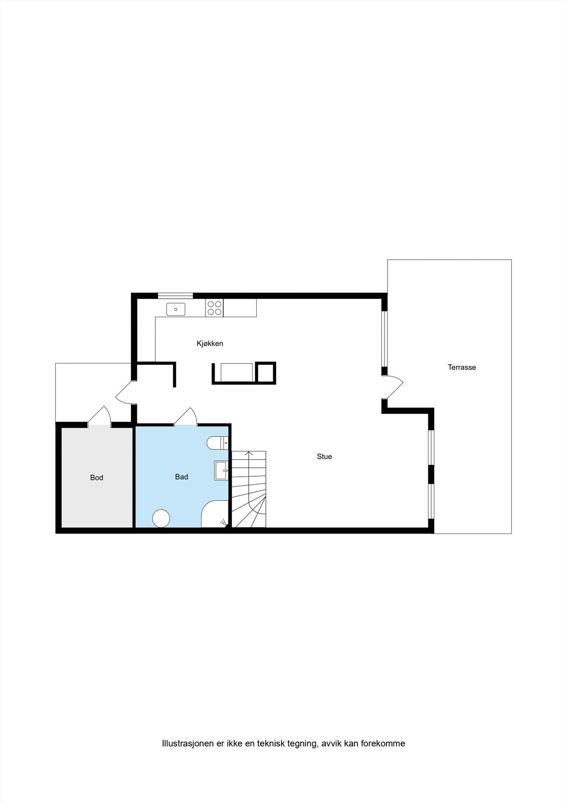 Planskisse 1. Etasje Galleribilde