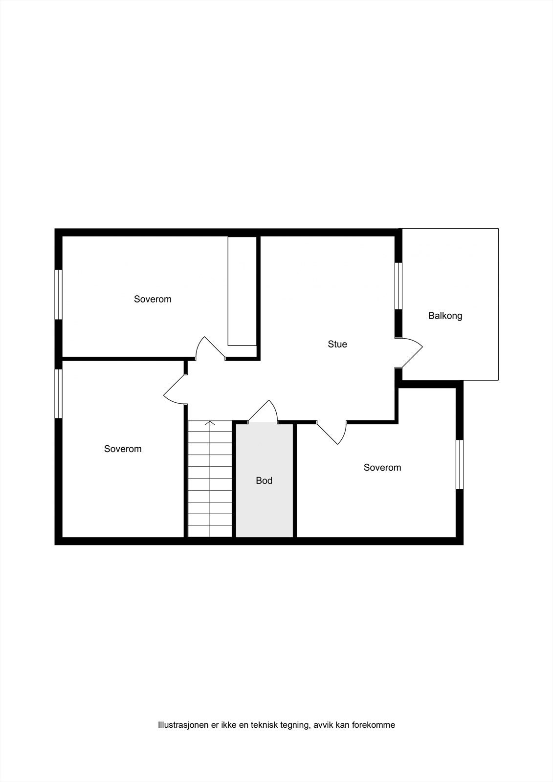 Planskisse 2. Etasje Galleribilde