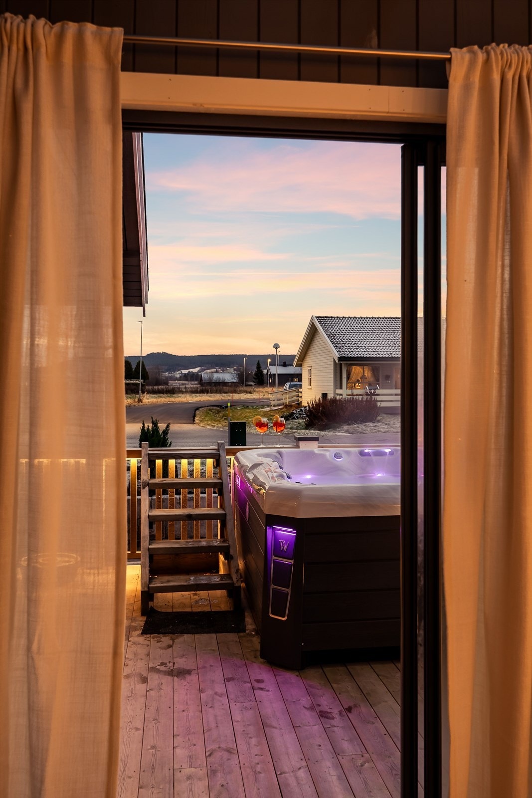 Her kan du nyte fine kvelder. Galleribilde