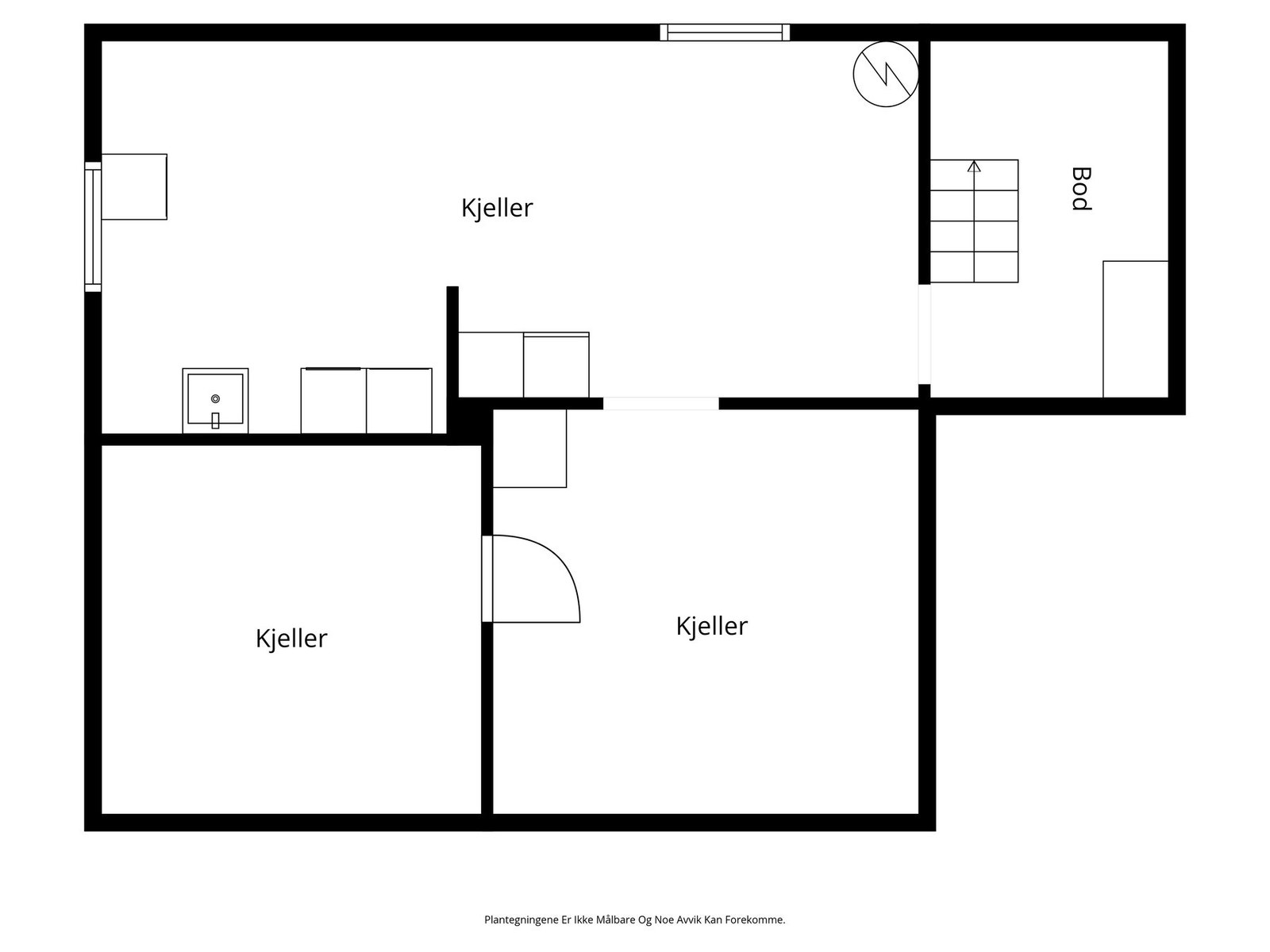 Plantegning kjeller Galleribilde