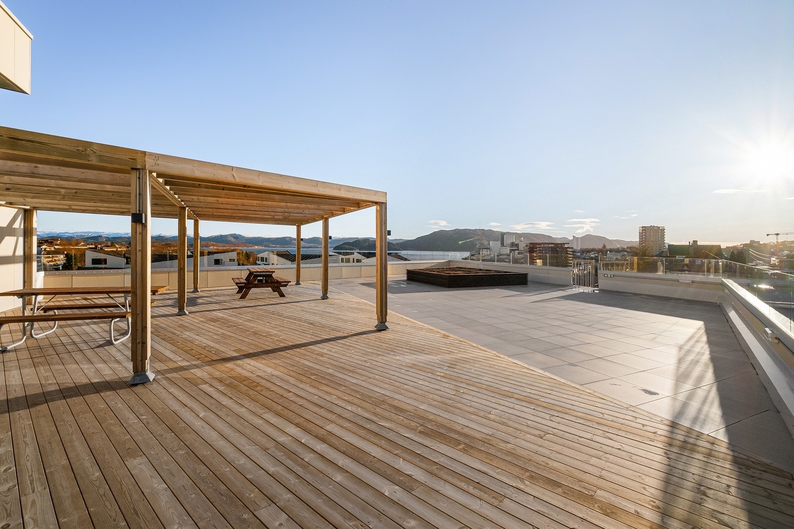 Felles terrasse Galleribilde