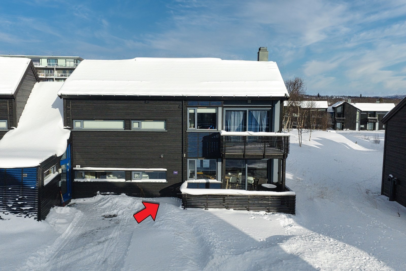 Her kan man nyte solrike dager på terrassen! Galleribilde