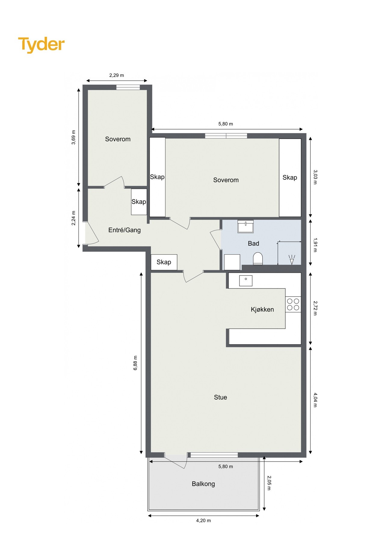 Plantegning. Galleribilde