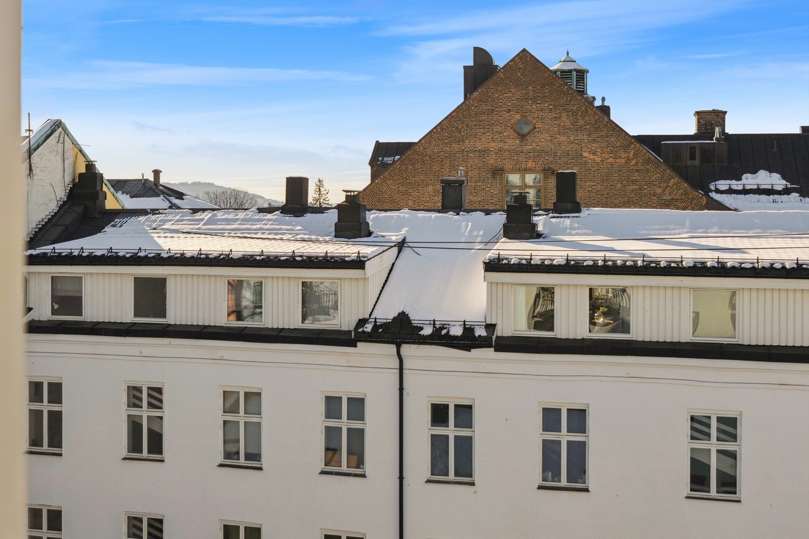 Utsikt fra balkong. Galleribilde