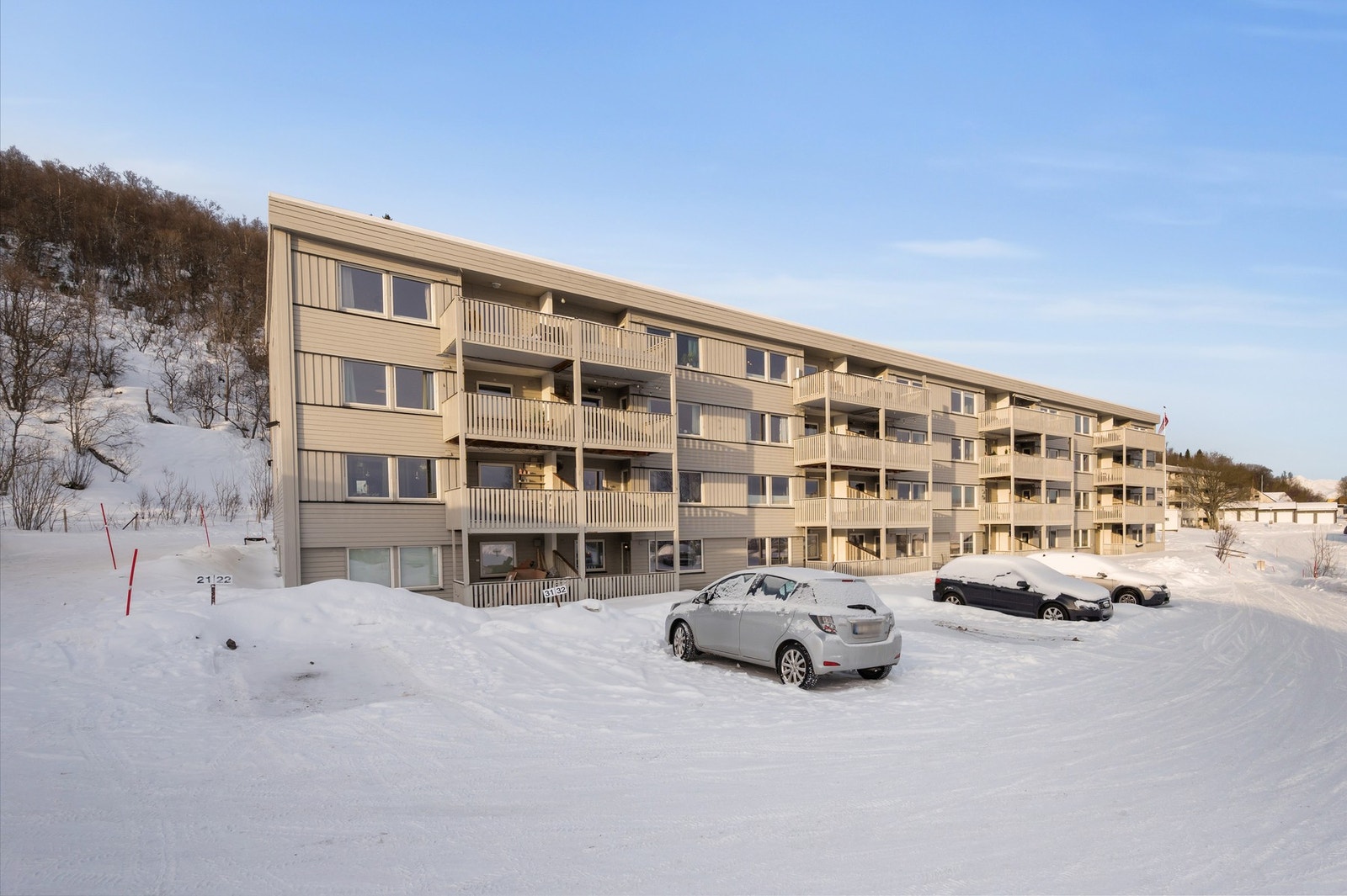 God plass til uteparkering også. Galleribilde