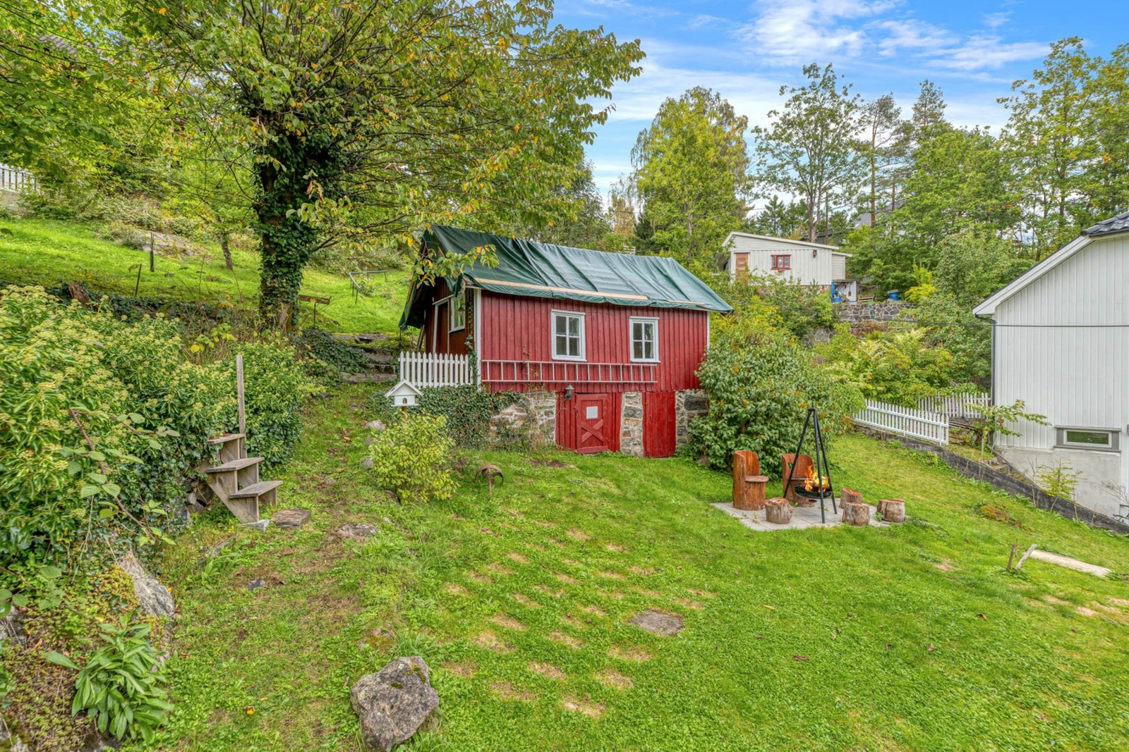 Annekset trenger oppussing men kan fint benyttes til grovlagring Galleribilde