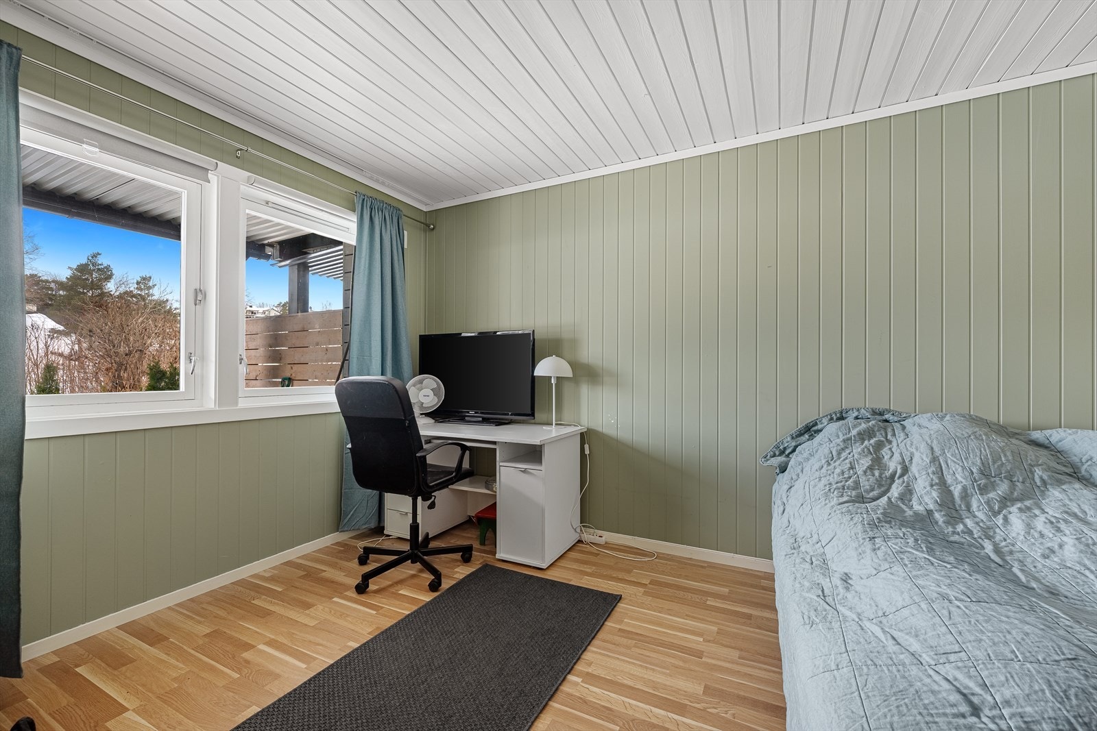 Soverommene ble pusset opp i 2013 med nye gulv og overflater. Galleribilde