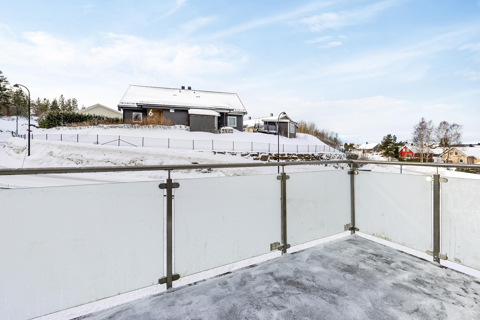 Balkong med fine solforhold Galleribilde