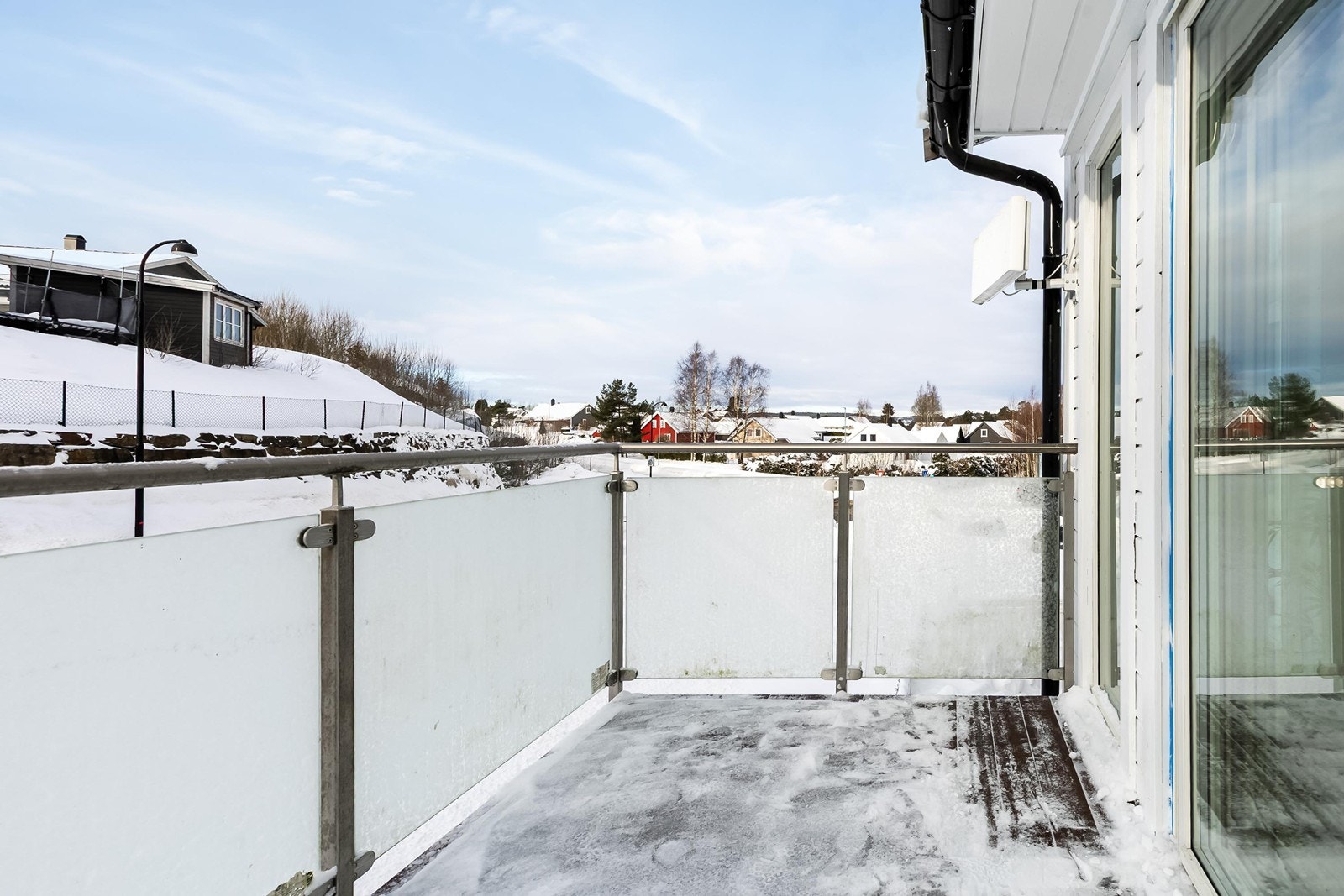 Balkong med fine solforhold Galleribilde