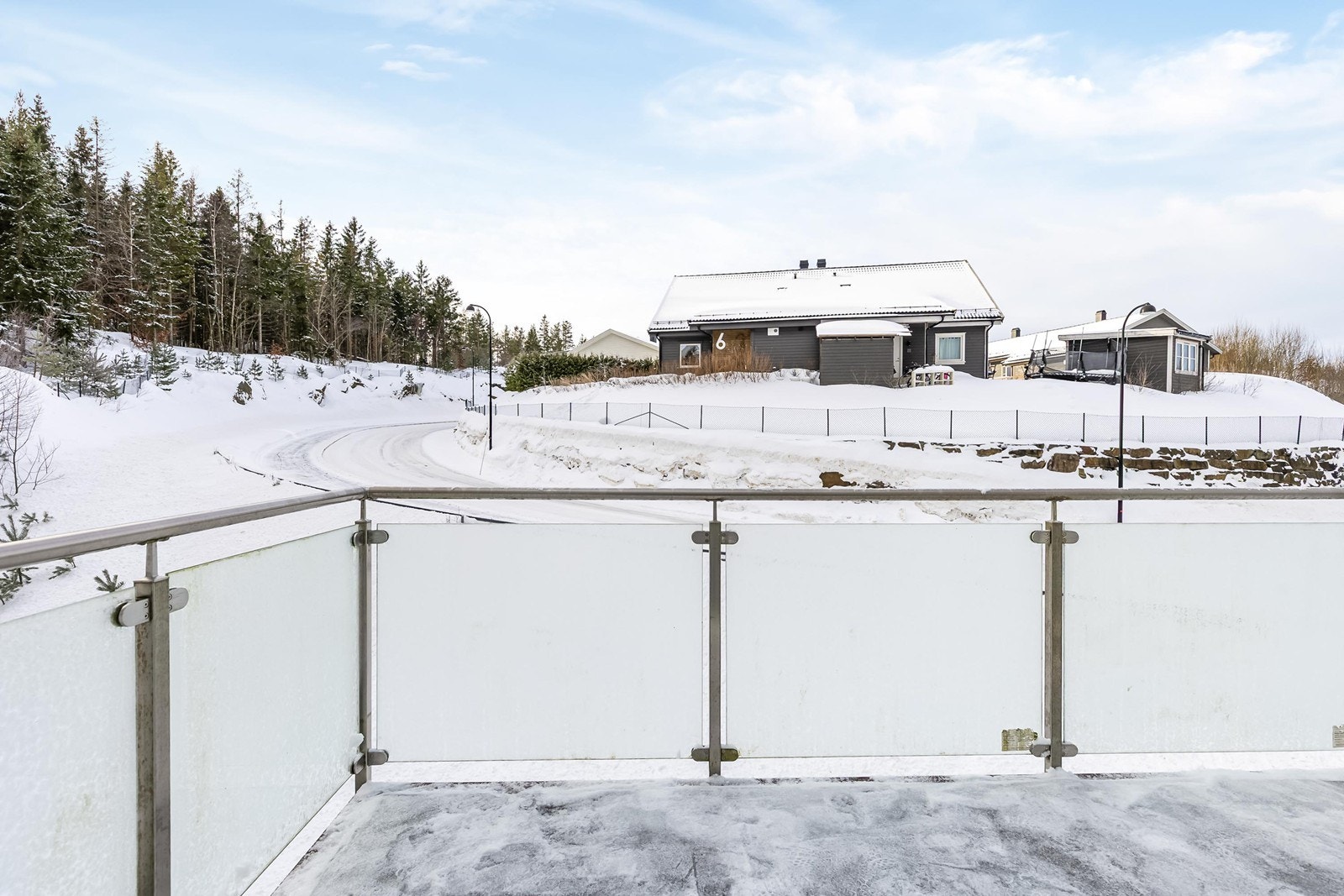 Balkong med fine solforhold Galleribilde