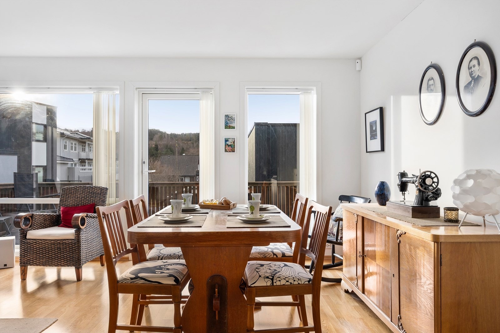 Her kan familie og venner møtes til gode måltider og kjekt samvær. Galleribilde