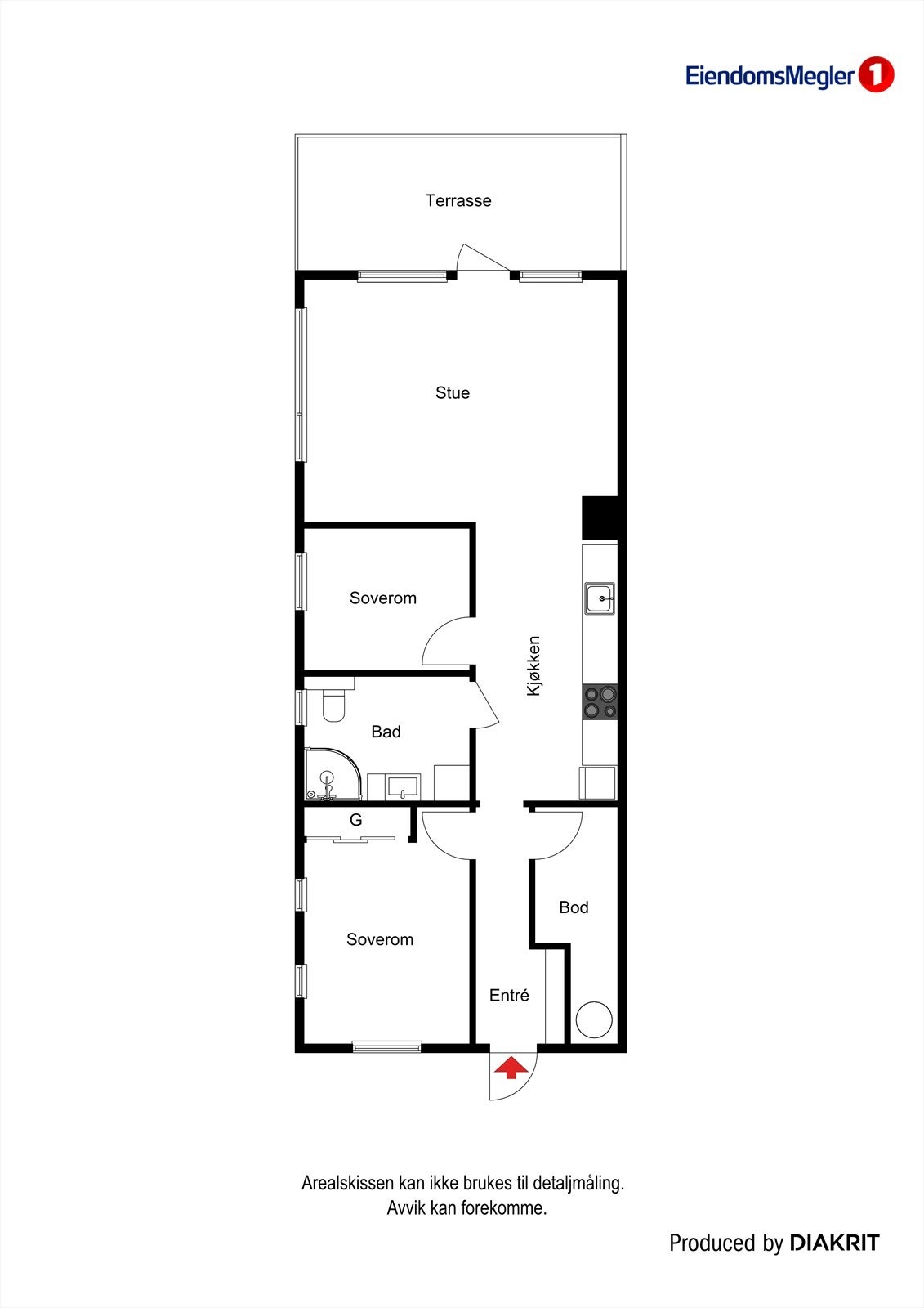 Plantegning Galleribilde