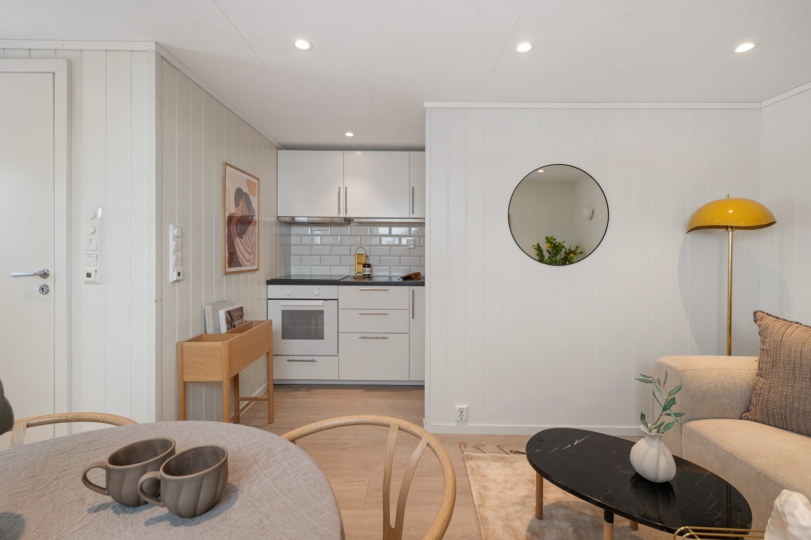 I denne delen er det varmekabler i alle gulv. Galleribilde