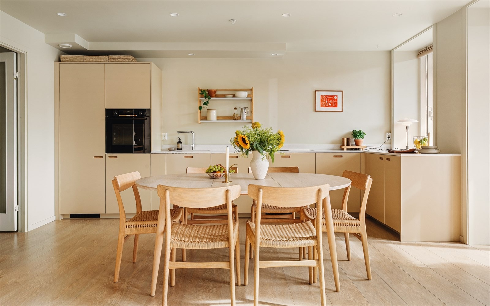 Leiligheten har balansert ventilasjon som sikrer et godt inneklima. Galleribilde