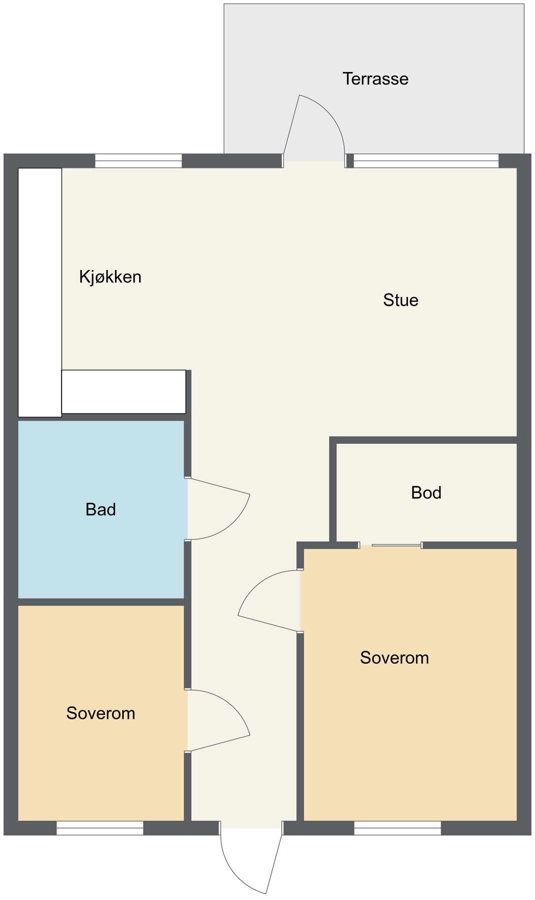 Plantegning. Galleribilde