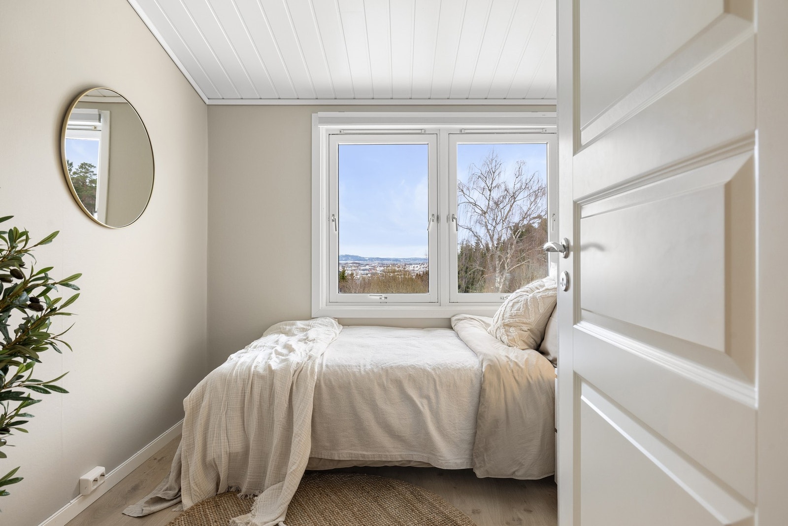 Leilighetens andre soverom er 5,5 kvm. Galleribilde