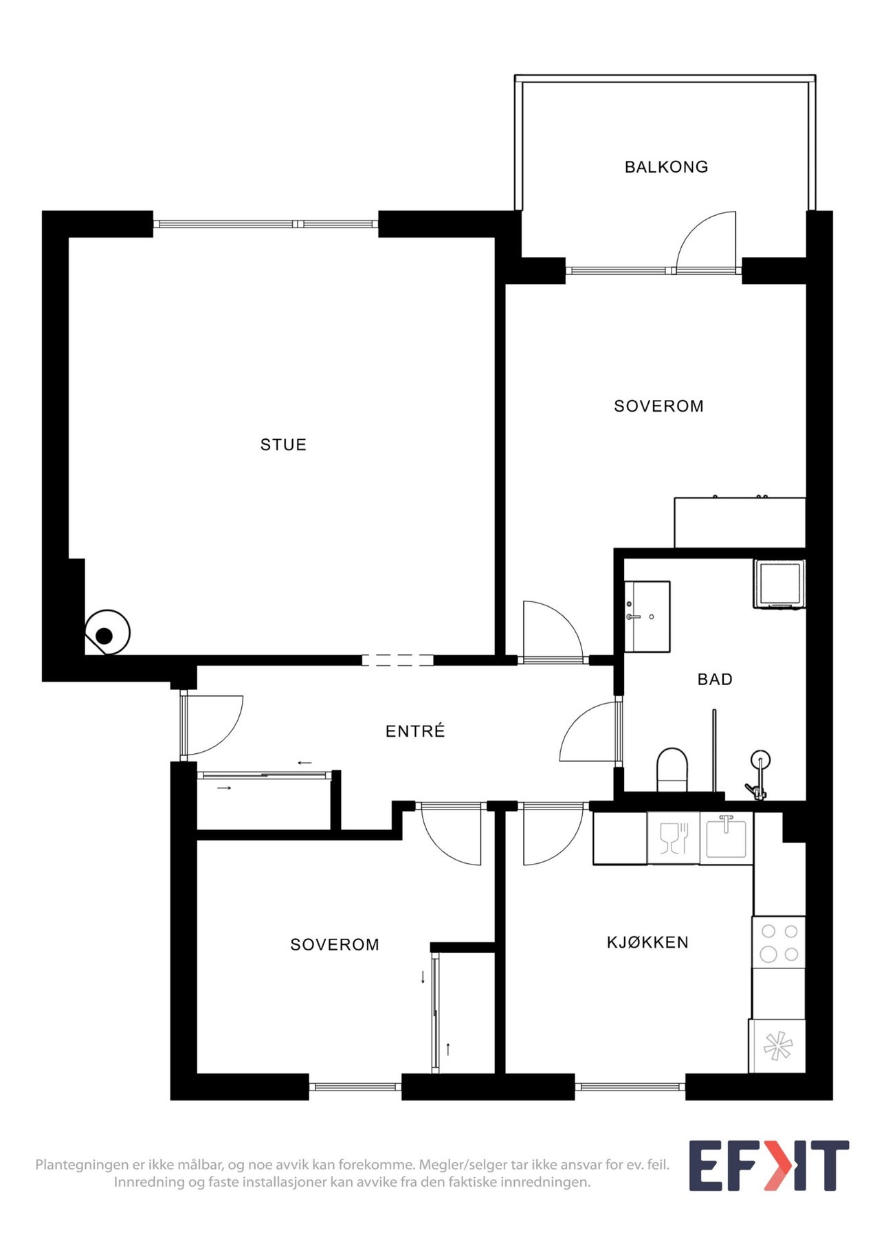 2D Plantegning. Galleribilde