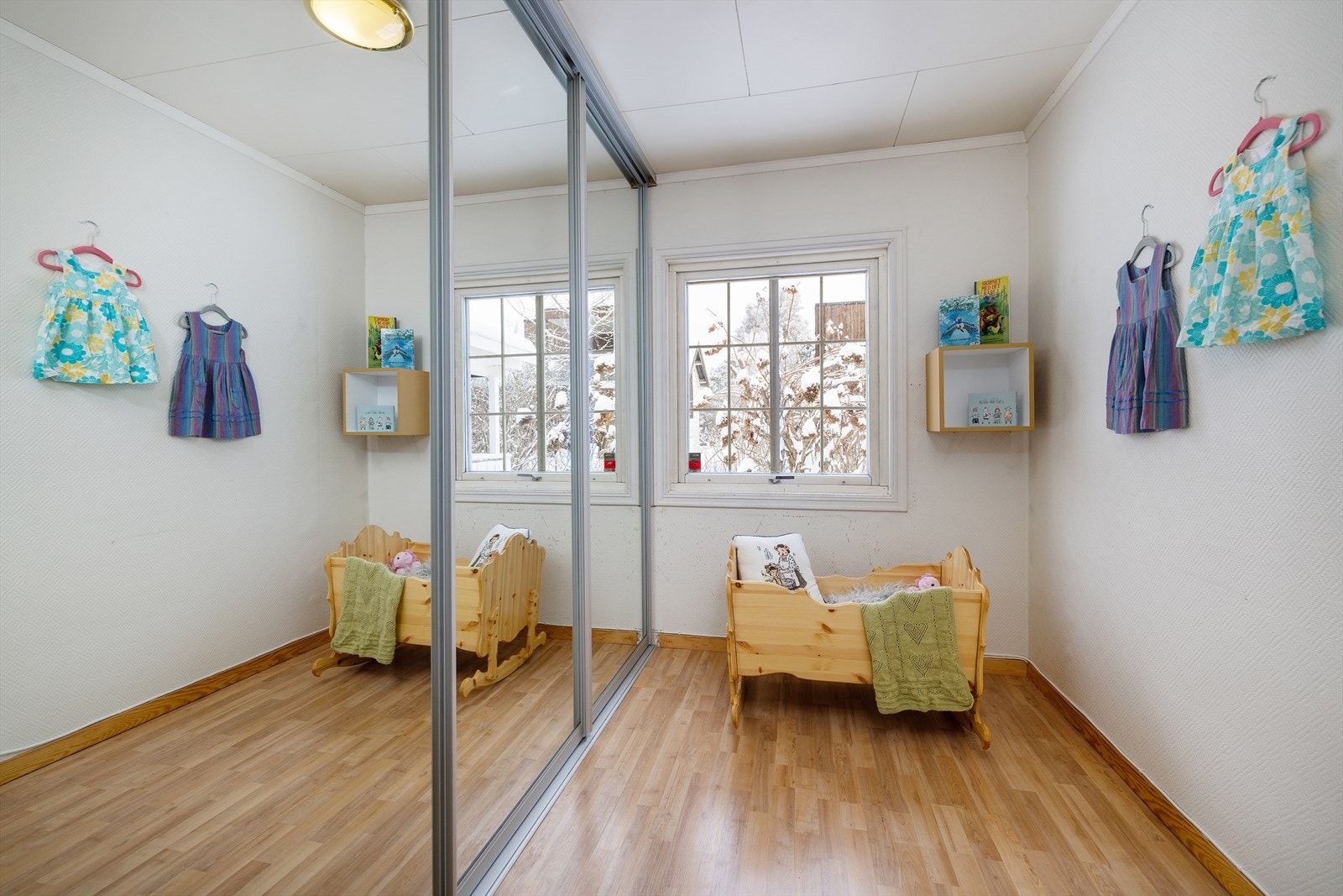 Rommene har en god størrelse som gir fleksible innredningsmuligheter. Galleribilde