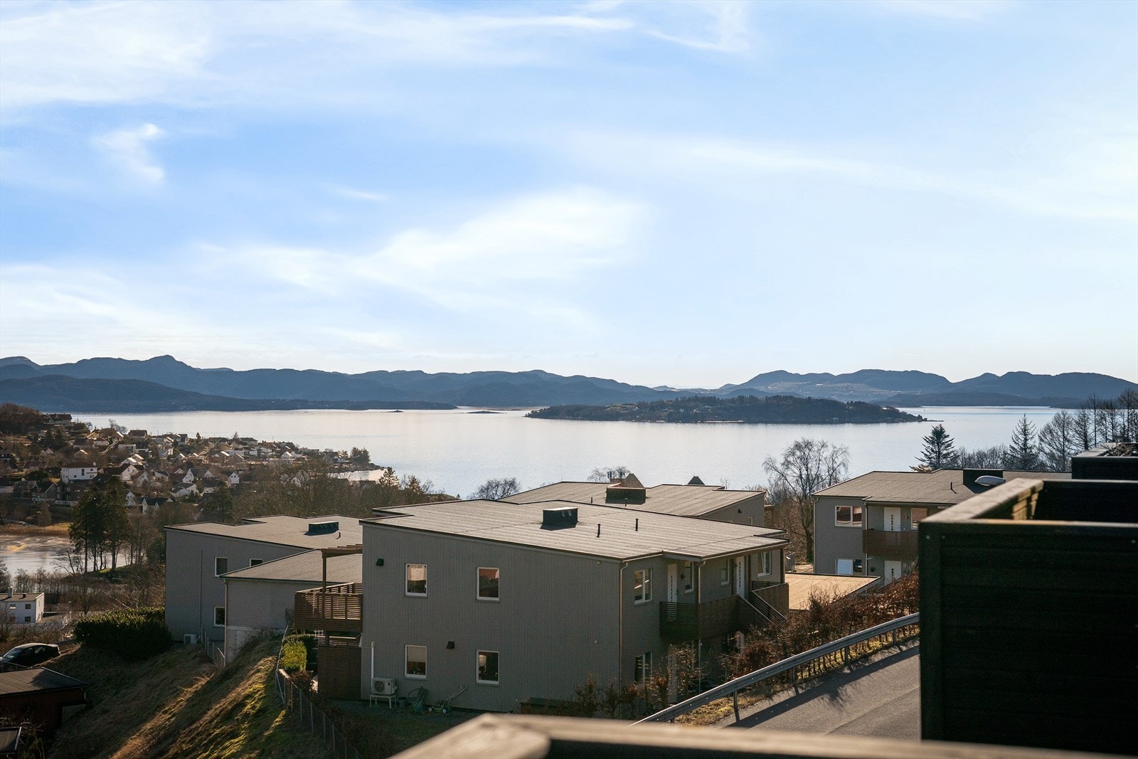 Flott utsikt fra leiligheten Galleribilde