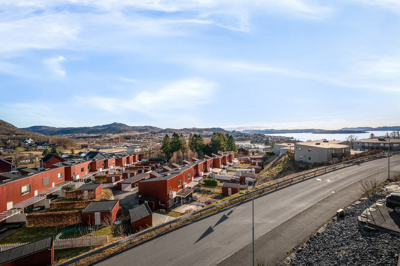 Flott utsikt fra leiligheten Galleribilde