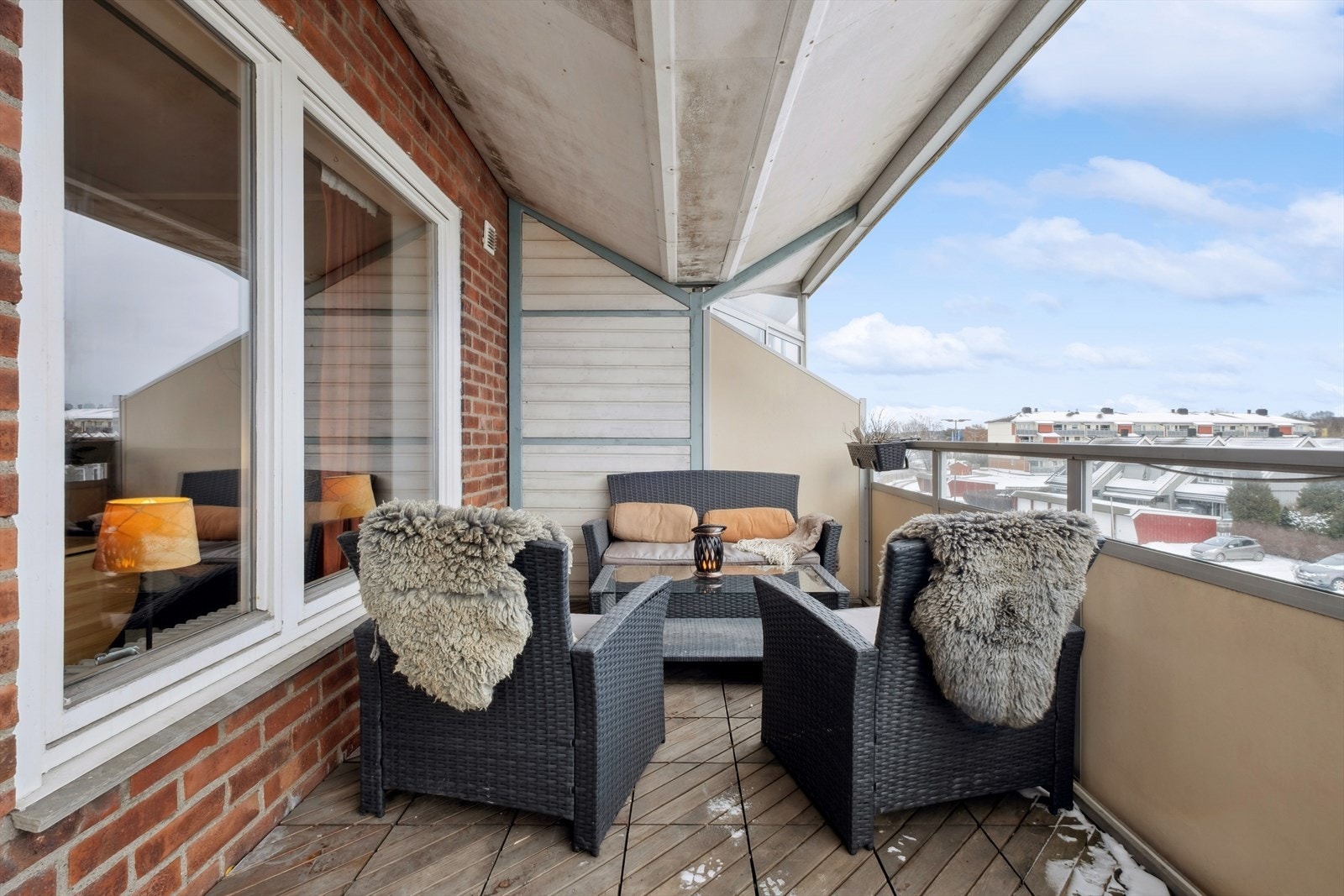 Sørøstvendt balkong Galleribilde