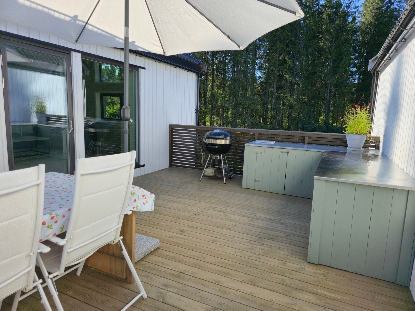 Her sitter du skjermet og lunt til, uten særlig innsyn. Galleribilde