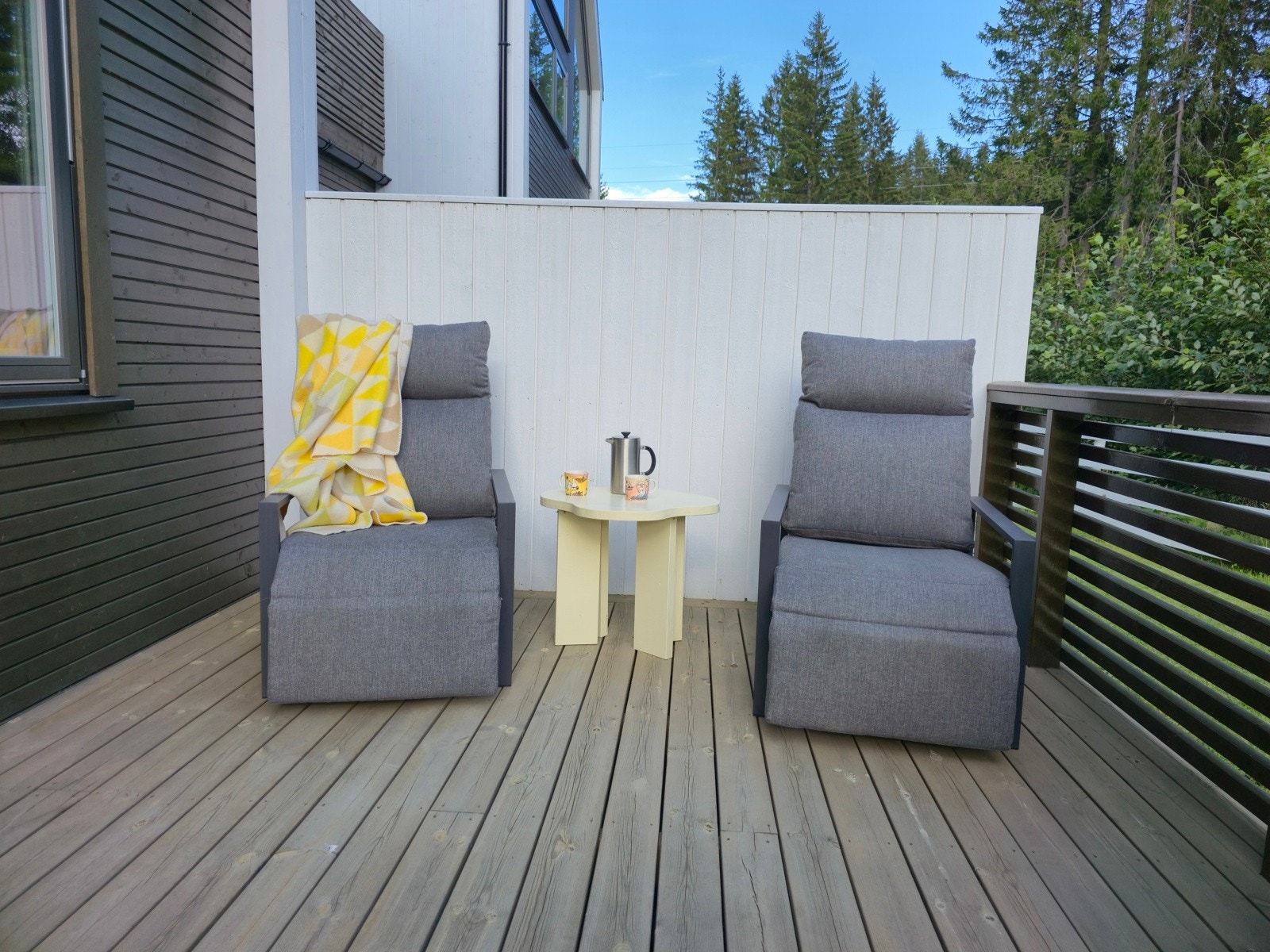 Terrassen er et perfekt sted å nyte kveldssolen. Galleribilde