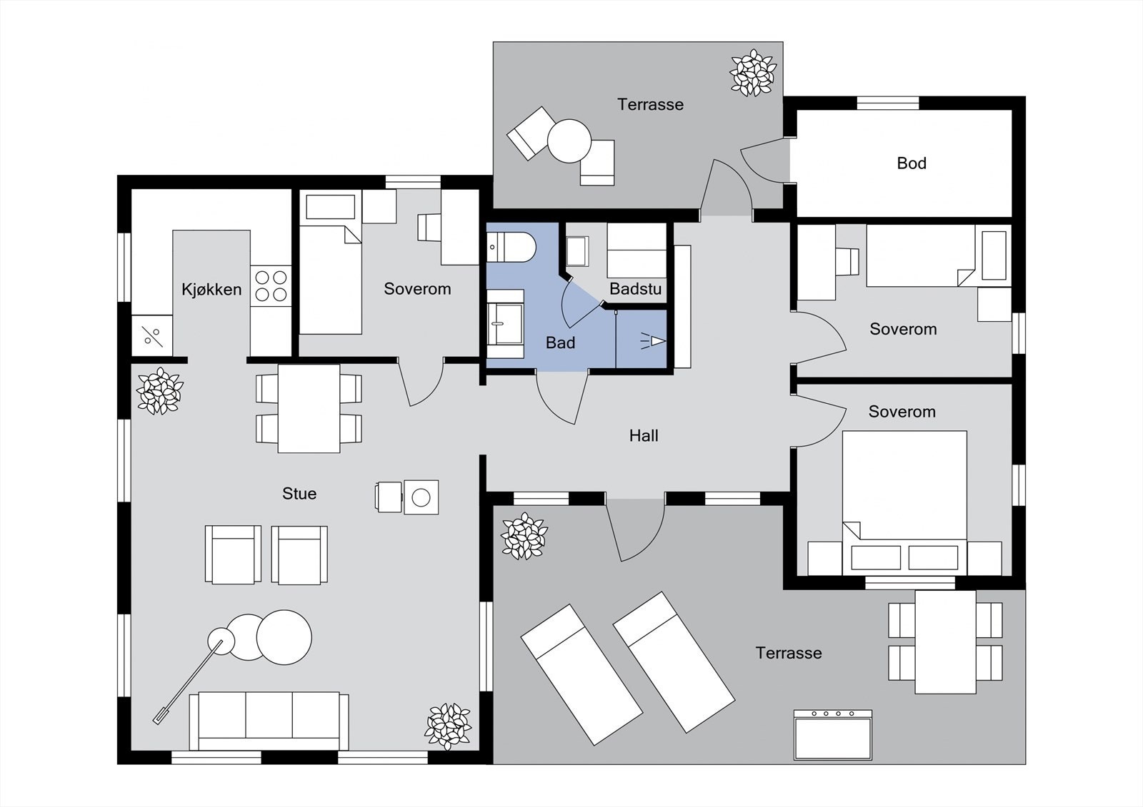 Plantegning. Galleribilde