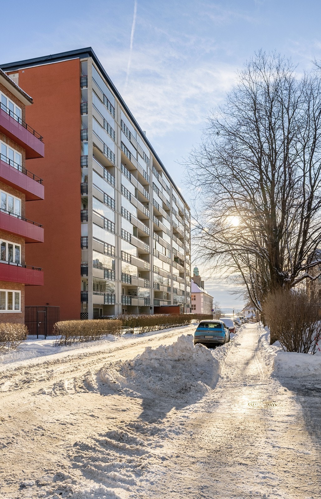 Byggets utvendige fasade. Galleribilde