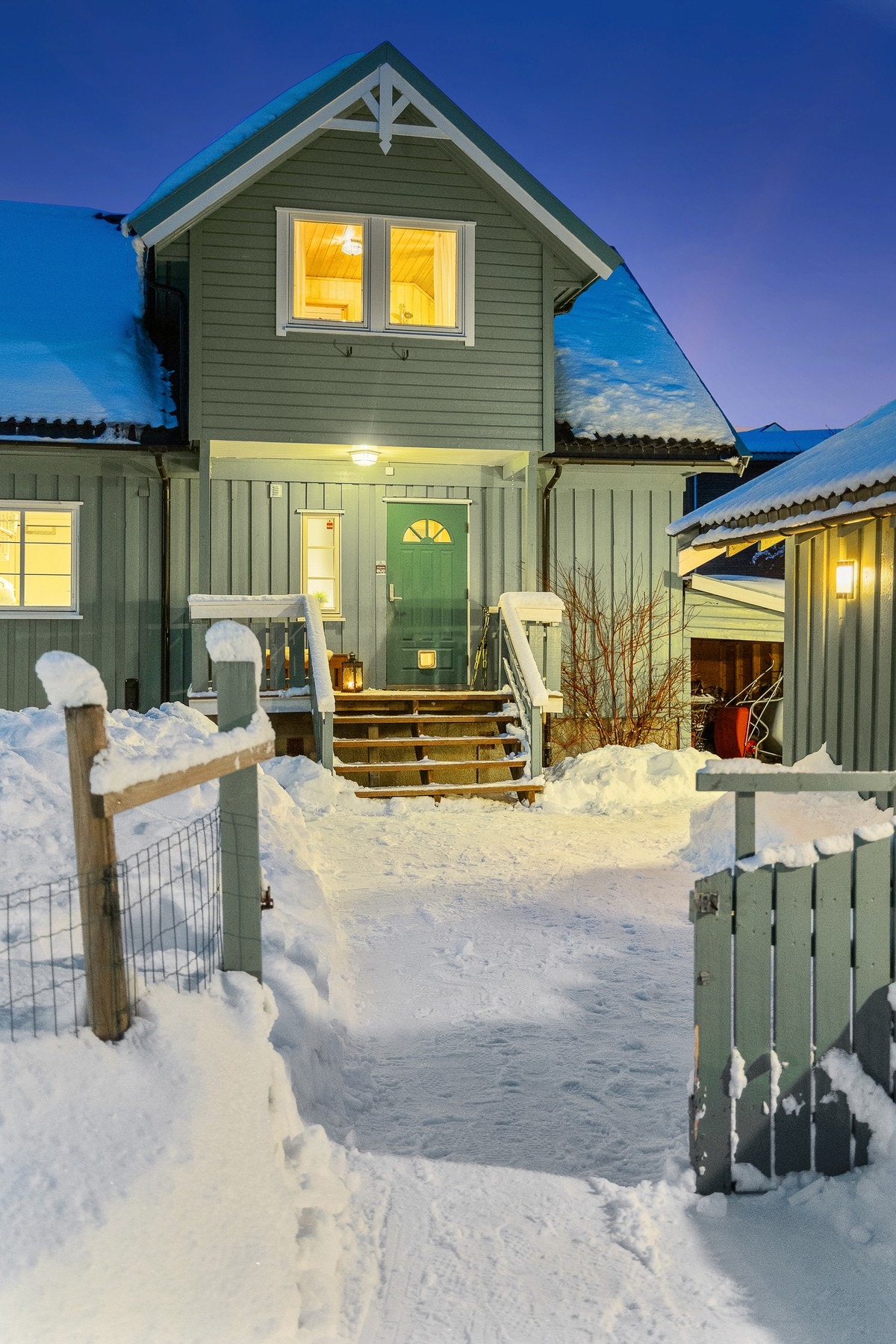 Pent opparbeidet inngangsparti. Galleribilde