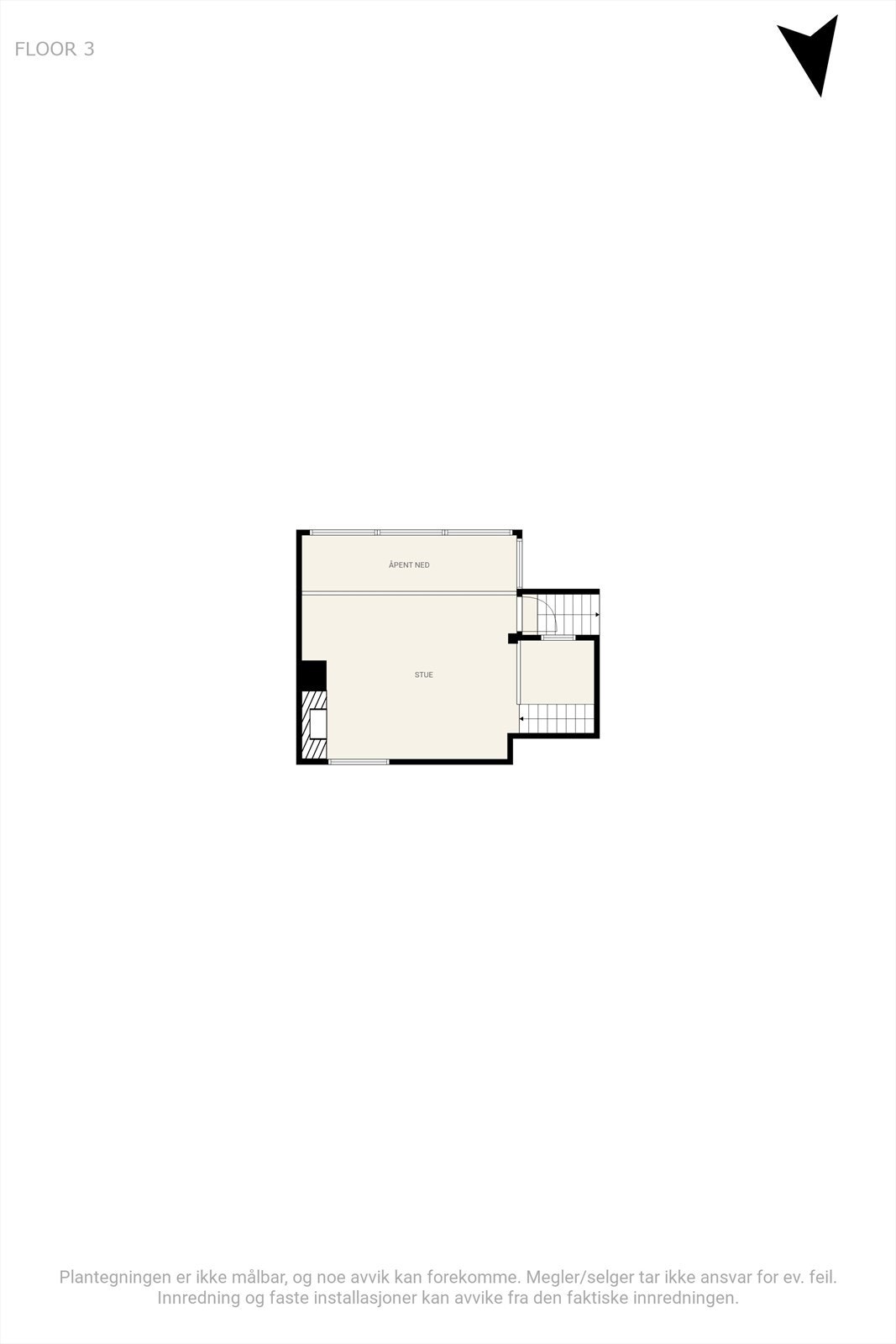 Plantegning 4. etg. Galleribilde