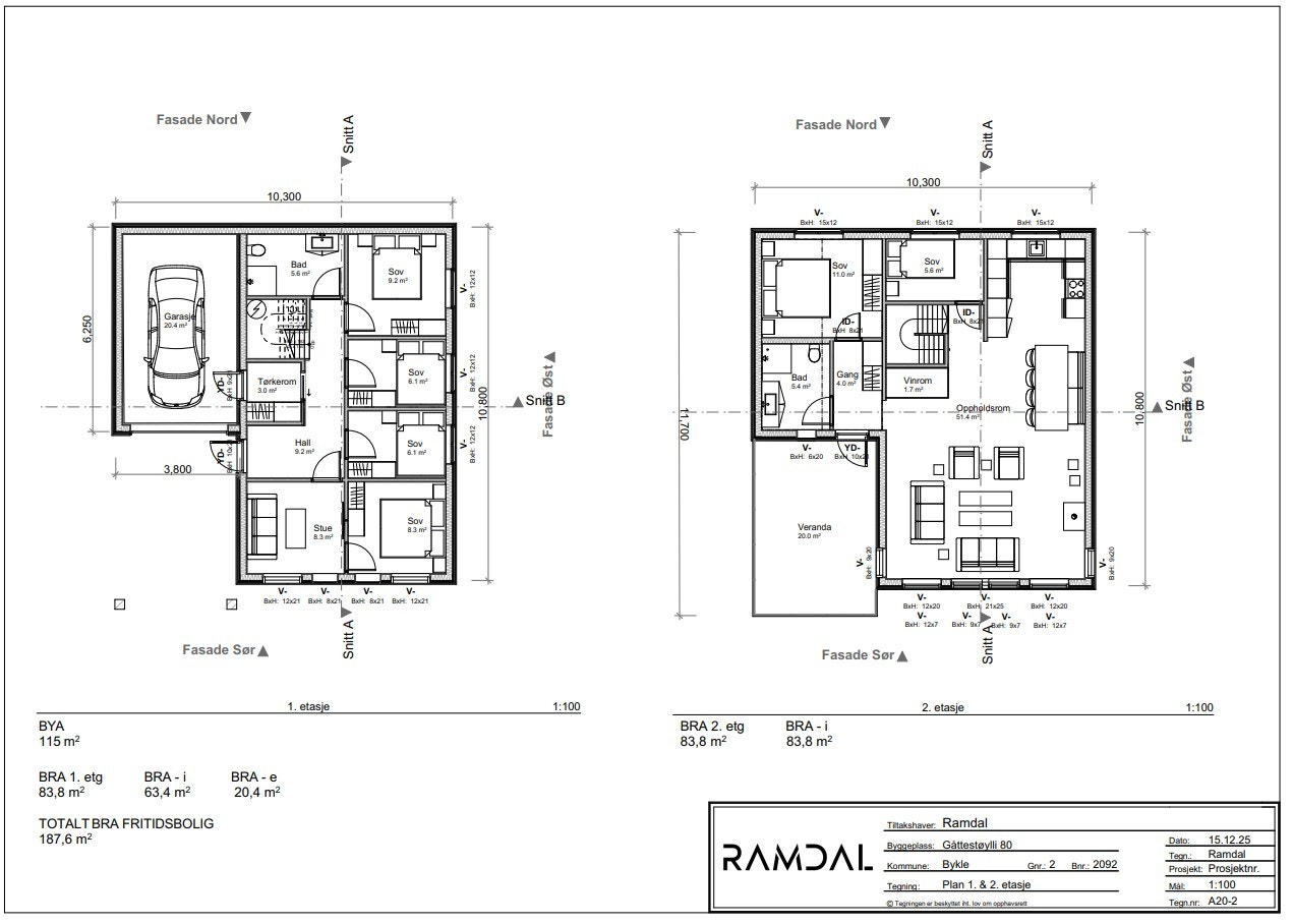 Plantegninger - Vinrom medfølger ikke i pris. Galleribilde
