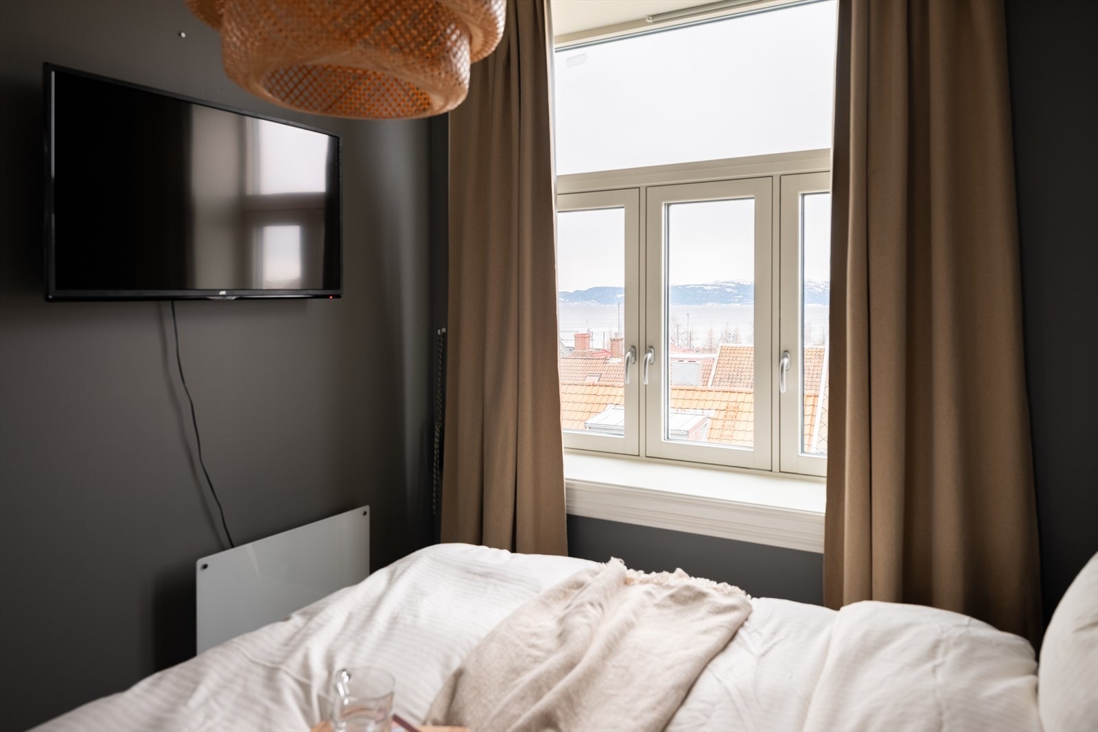 Også her får du flott utsikt mot Trondheimsfjorden. Galleribilde