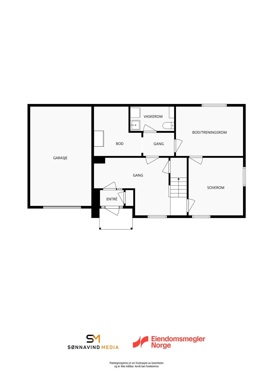 Plantegning U. etg Galleribilde