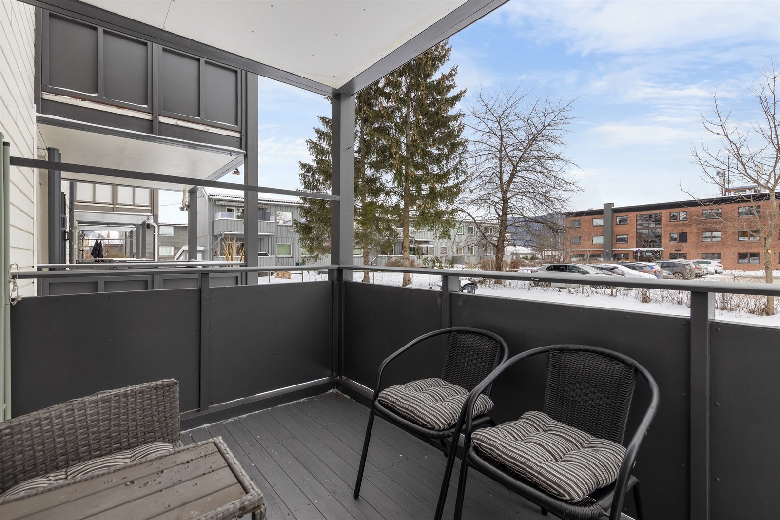 Overbygget terrasse på 7 kvm Galleribilde