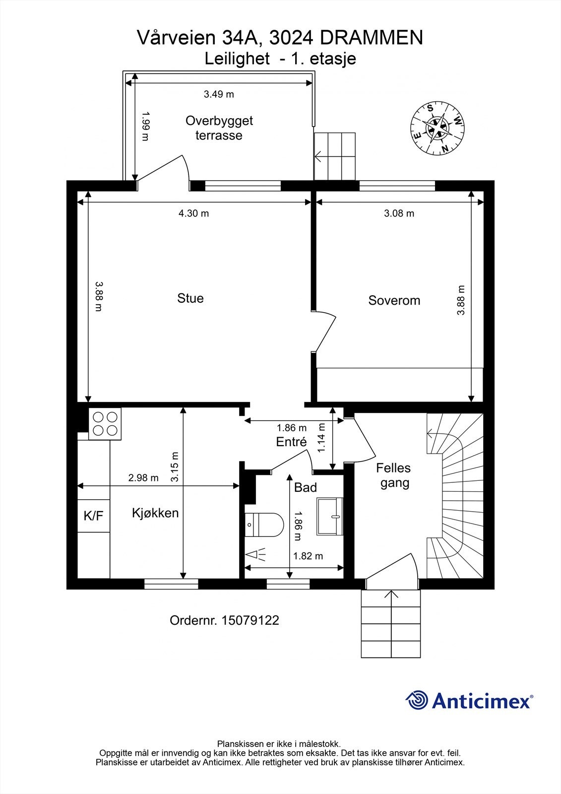 Plantegning - 1. etasje Galleribilde